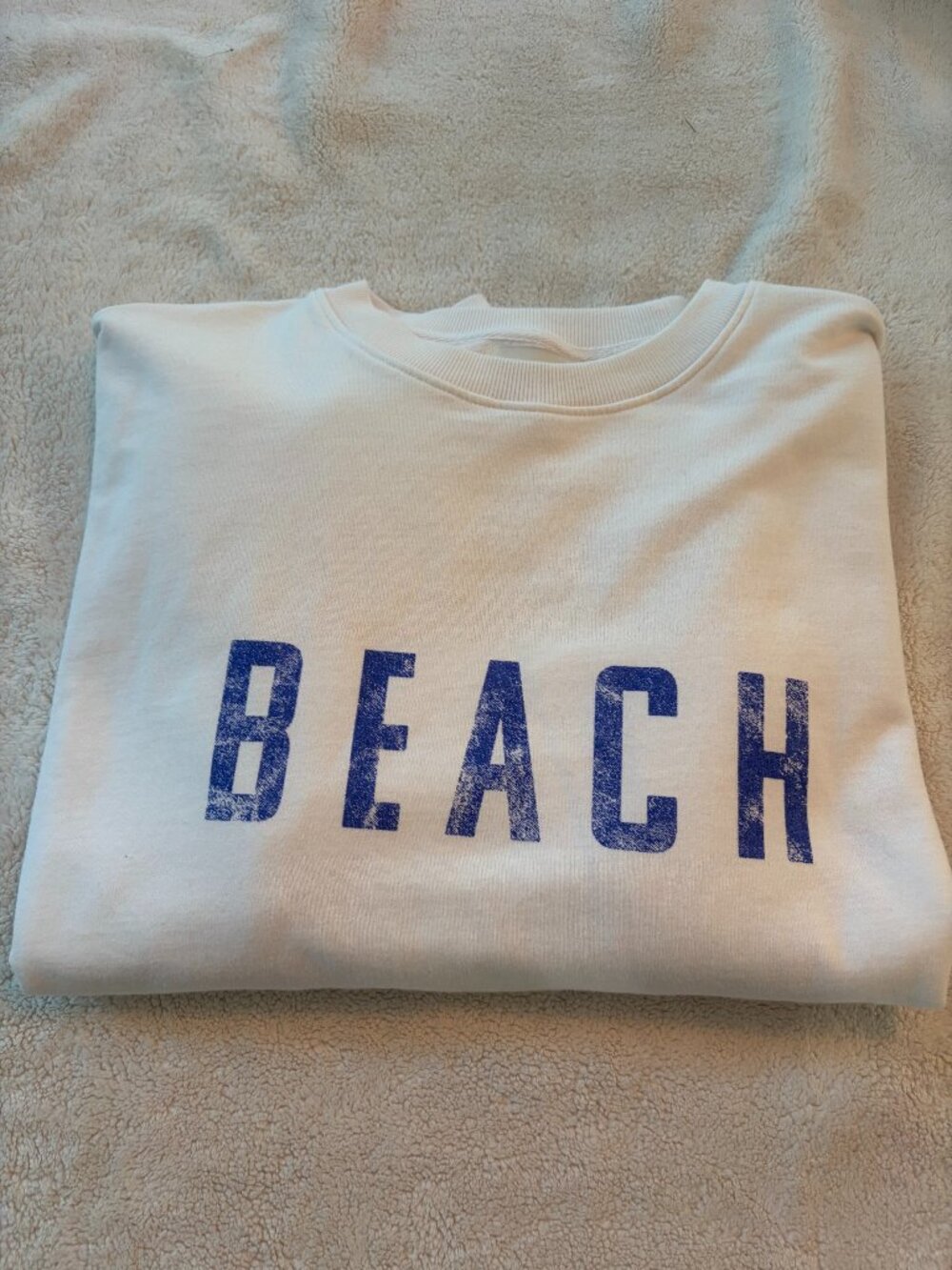 Beachly Beach Crew Neck Sweatshirt, Size XL